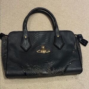 Vivienne Westwood Anglomania Frilly Snakeskin bag 👝